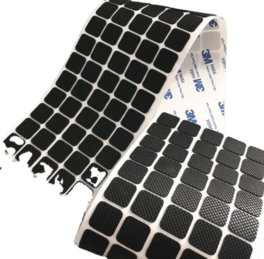 Pulom Adhesive Shock Absorbed Anti Vibration EPDM NBR SBR Nr Silicone Rubber Pad