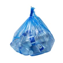 Blue, recycling, can liner, bulk trash bags, reli, reli trash bags, small can liners, 2 gal, 4 gal