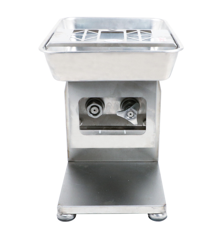 Fully automatic fresh meat dicing machine commercial chicken tenderloin strips cooked meat braised meat cube cutting machine
