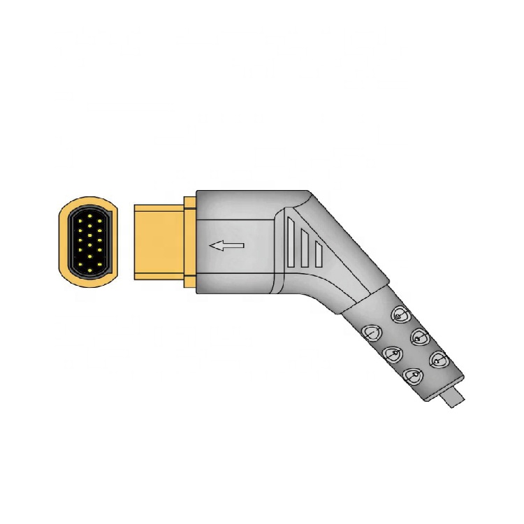 Compatible Datascope Monitor to Smiths IBP adapter cable