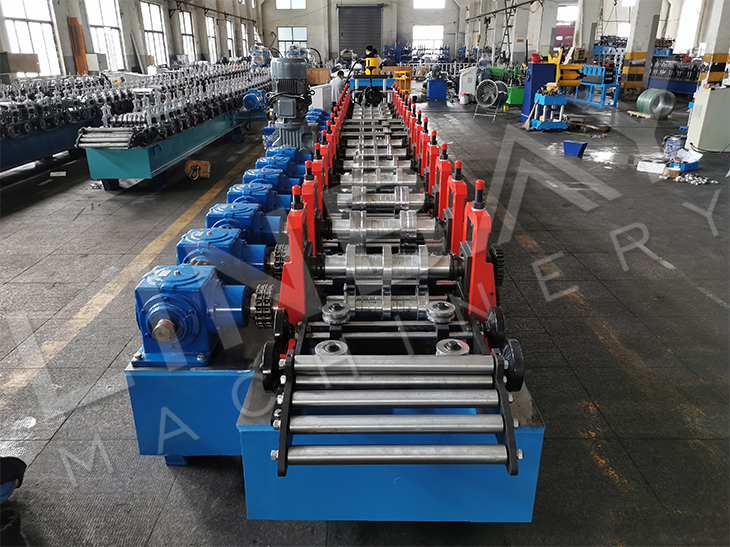 Chain Drive Cast Iron Structure Automatic Cable Ladder Tray Roll Forming Production Line