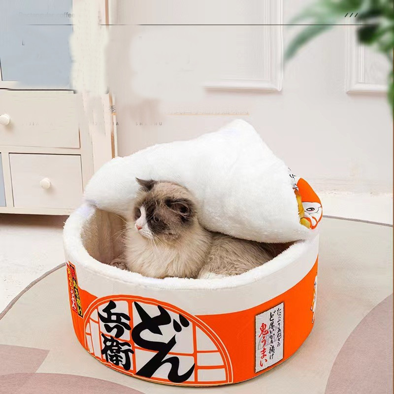 cup noodle cat bed