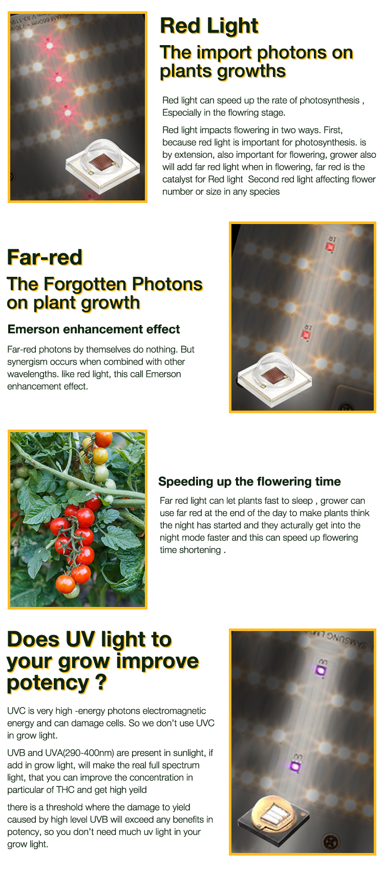 720W LED Grow Light SAMSUNG LED quantum board 5x5 uv for plant growing 1
