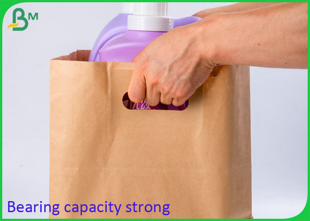 80g 90g Strong Bearing capacity Brown Kraft Paper For satchel bag 