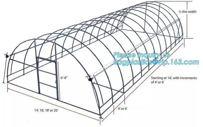 4 Shelves Biodegradable Garden Bags Reinforced Cover Green Houses Agriculture Farm