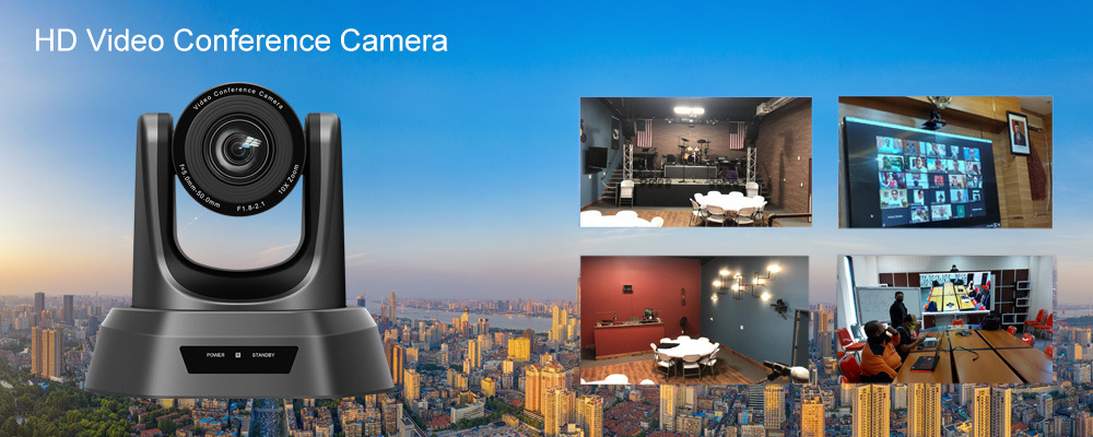 Hot Selling All-in-One Far Field Voice Pick-up Video Conference Camera with Speakerphone