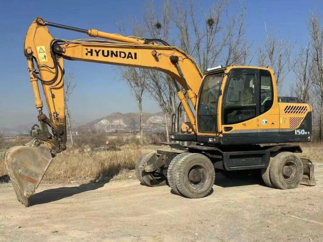 Hot! ! ! Good Running Condition Used Wheel Excavator Hyundai 150-9 220LC-9s 210-9 215-7 60-7 300LC-9s