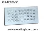 Haut clavier industriel de PC de la fiabilité IP65 avec le matériel rocailleux en métal