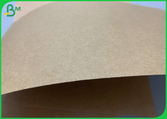 One Side15g Good Grade PE Coated Brown Kraft Paper For Salad Bowl Disposable