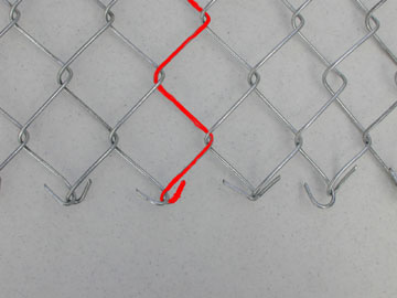 Chain Link Fence - Cork Screw No 1