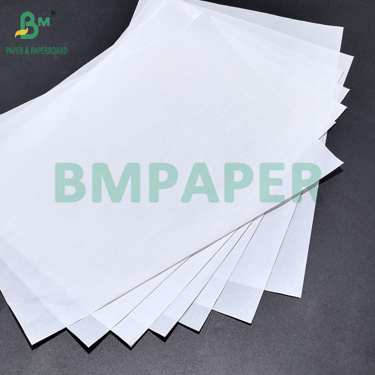 28g Food Grade Tea Drinking White Compostable Straw Wrapping Kraft Paper