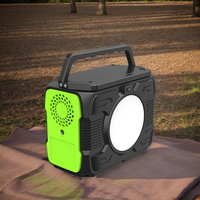 Portable Power Station 200W Lithium AC DC USB Output Battery Solar Energy Generator Outdoor Power Bank