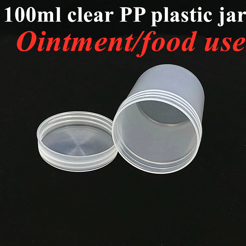 Custom PP Plastic Cream Jar 250ml 500ml 1000ml Empty Face Cream Containers Cosmetic Jar Lip Scrub PP Jar