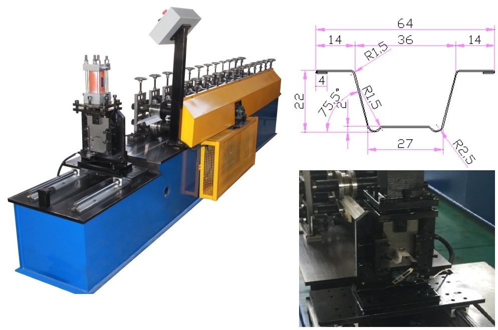 Automatic Hydraulic Cutting Omega Profile Steel Framing Machine