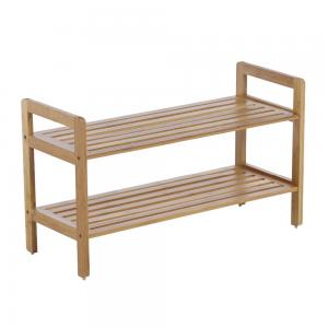 Fashionable Rectangular 2 Tier Bamboo Shoe Rack Household Essentials For Sale Bamboo Home Furniture Manufacturer From China 108662170