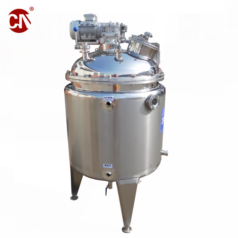 1000-3000L Electric Heating Jacket Mixing Tank with Mixer for Milk Juice Water Heating