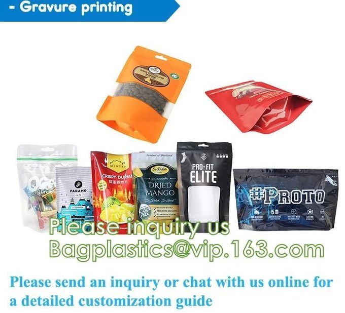 Stand Up Pouch Side Gusseted Pouch Flat Bottom Pouch Spout Pouch Side Sealed Bag Quad Seal Bag Flat Bag Packaging Roll