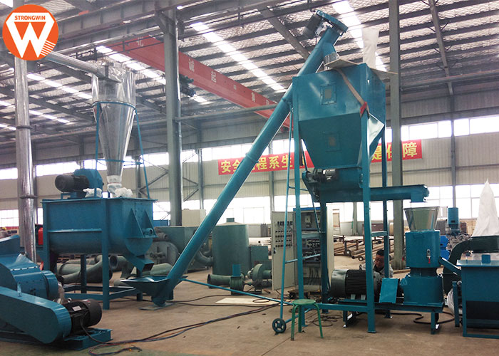 poultry feed production line