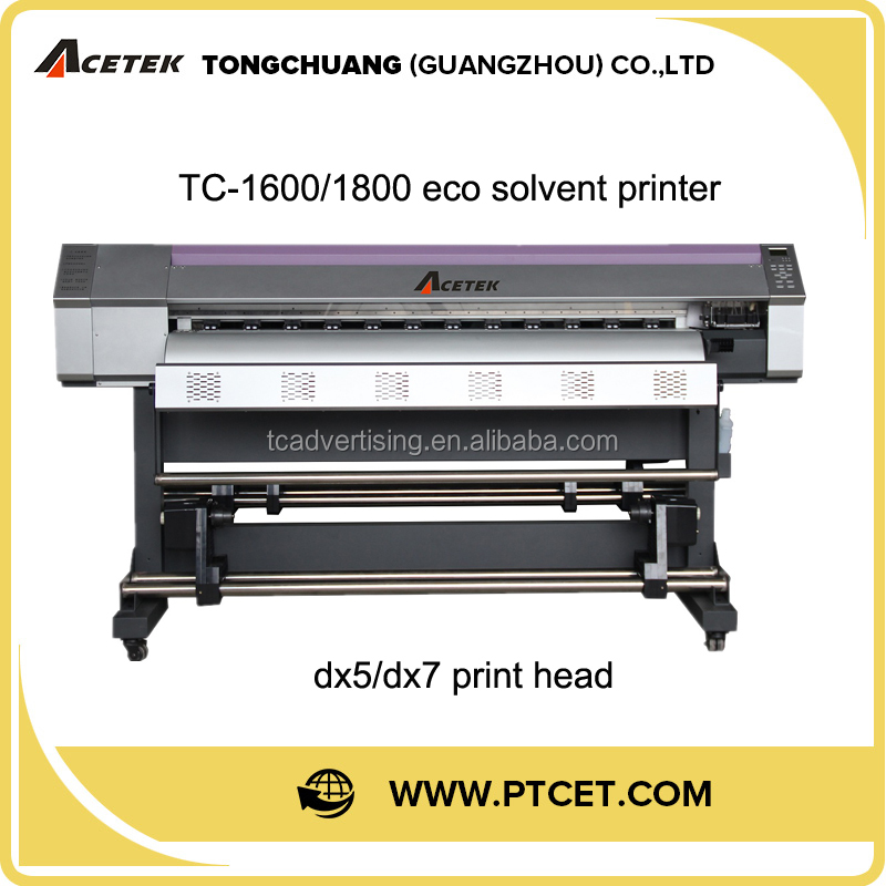 best price Acetek TC-1800 industrial printing plotter ecosolvent in guangzhou