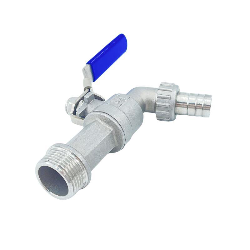 High Quality Bibcock 304 Stainless Steel Faucet Ball Valve