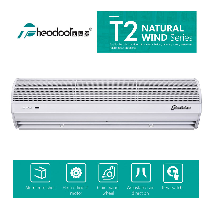 Natural Wind Compact Air Curtains For Overhead Doors With R/C