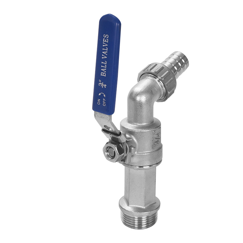 DN15 Stainless Steel Ball Tap Valve with Male Thread Pipe System