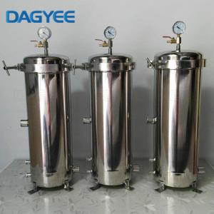 China Industrial PP String Wound Cartridge Filter Housing With Clamp on sale 
