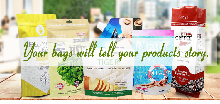 Wholesale customized seal packaging food grade aluminum foil stand up herbal detox tea packing bag pouch with zip customize