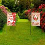 Swil Decorative Garden Flags Merry Christmas Hanging Style