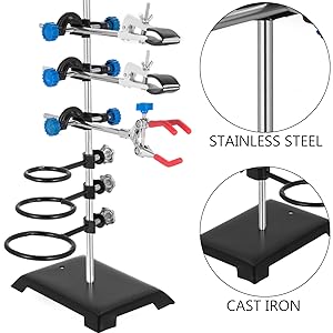 retort stand and clamp