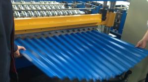 China Structural Roof Panel Steel Corrugated Roll Forming Machine Approved CE on sale 