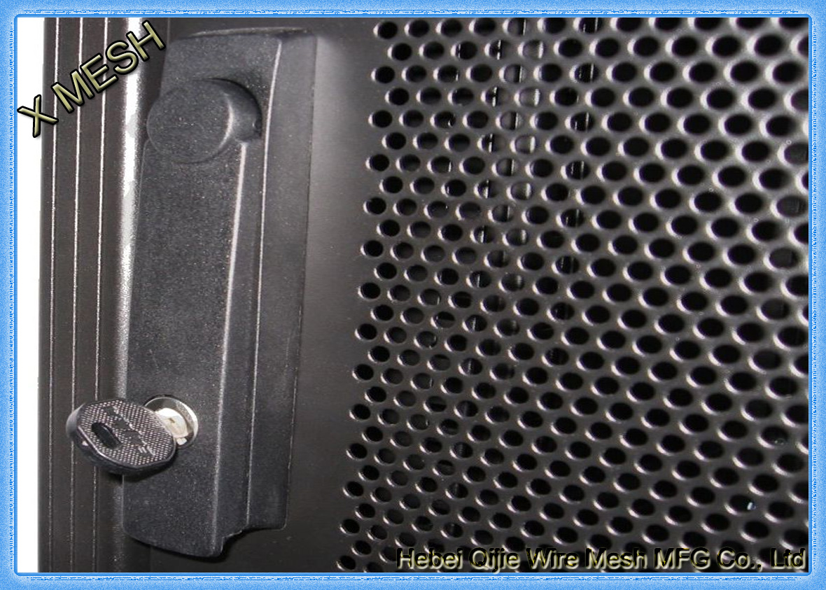 Perforated Aluminum Security Screens--P0004