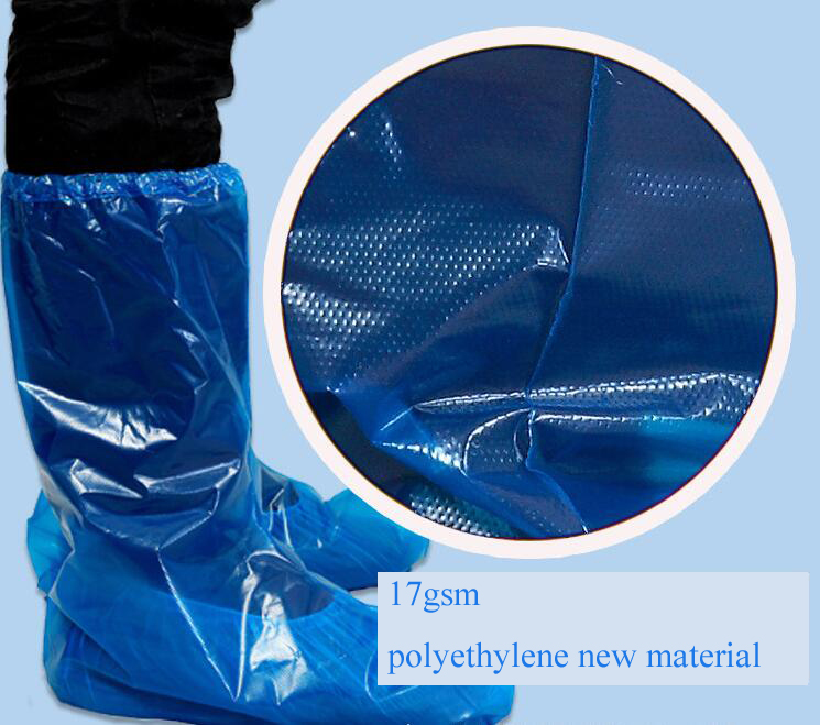 Waterproof Disposable PE Boot Covers or Shoes Covers