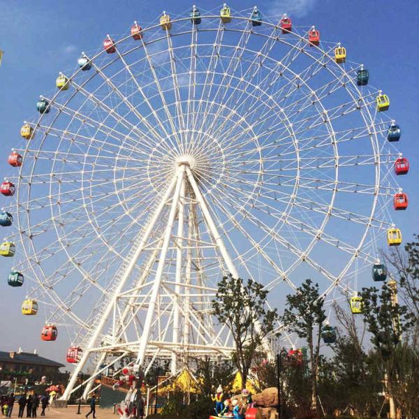 theme park ferris wheel ride 380v 50hz air - conditioned cabin