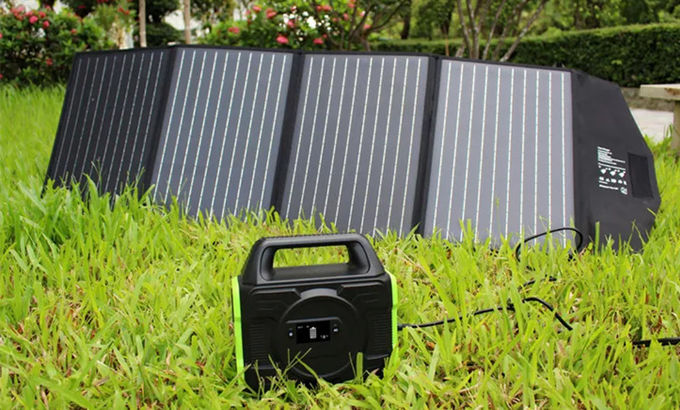 20V Charged By Portable Solar Power System For Camping Electric Power Station 3