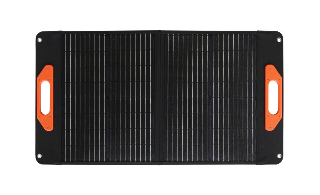 2024exposure High-Quality Black Lightweight Foldable Solar Panels 60W 100W