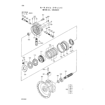 4419718 Parts scheme MOTOR;OIL