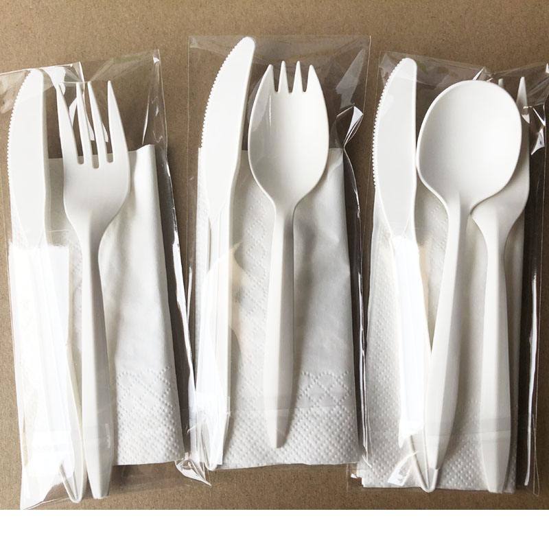 Backup Paper Cutlery Pillow Packing Machine for Paper Spoon/ Paper Knife/Paper Fork