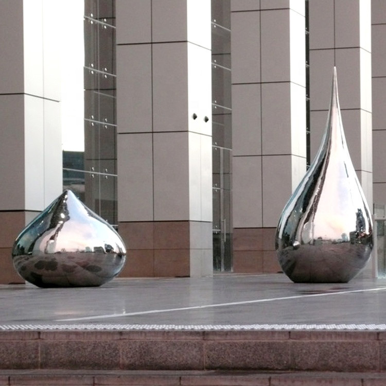 Modern Landmark Modern Outdoor Garden Stainless Steel Abstract Sculpture