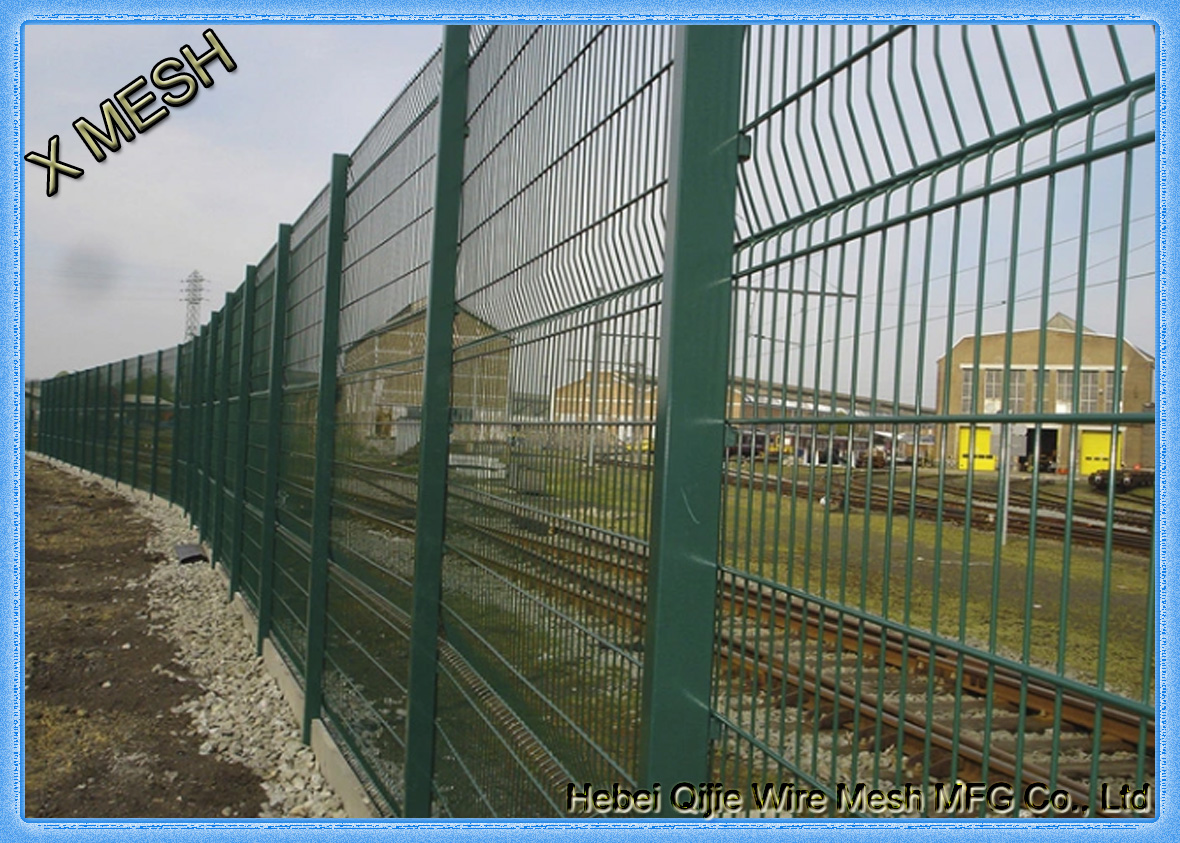 Perimeter Coated Welded Wire Fence Steel-P0008