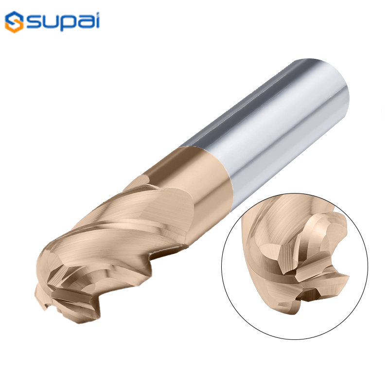 Carbide Ball Nose End Mill 4flutes 2 Png