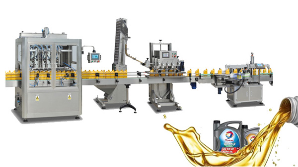 Automatic Lube Oil High Speed Filling Capping Machine Car Oil Filler