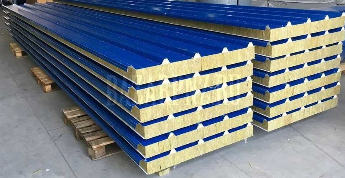 blue insulation board Sandwich Board Color Coated Steel Roof Sheet PPGI PPGL manufacturer best price 