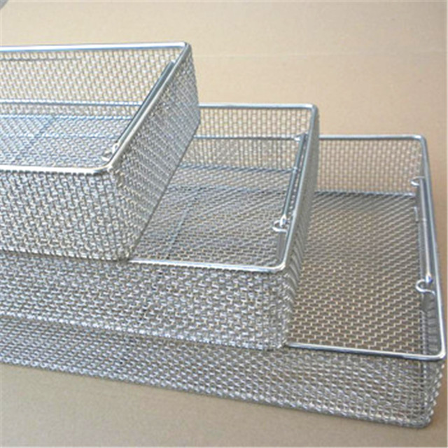 stainless steel Request a Custom Wire Basket with Handles