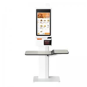 China Free Standing Multi Touch Screen Self Service Kiosk Pos Printer on sale 