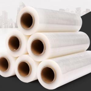 China Factory Price PE Clear Casting 20mic 23mic 25mic Stretch Film Rolls Pallet Wrap Stretch Film Wrapping Roll on sale 
