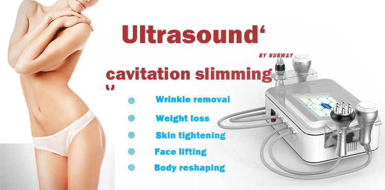 Professional ultrasonic cavitation weight loss skin tightening radio frequency machine