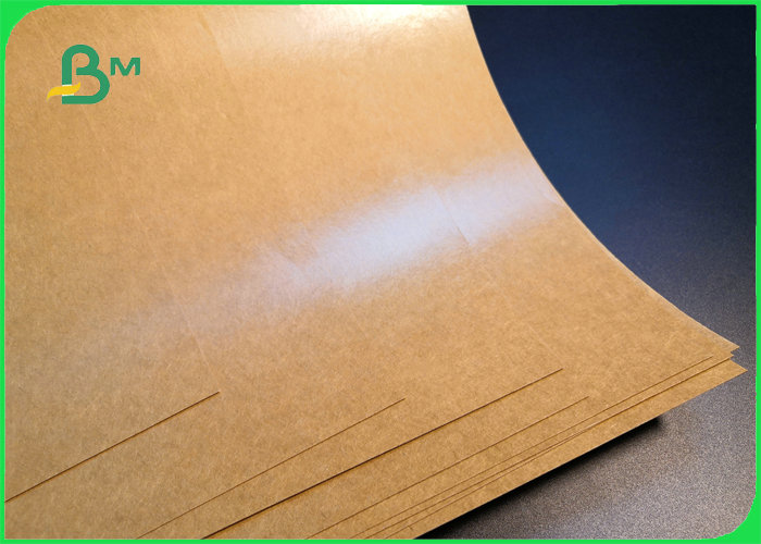 300gsm +15g PE Coated Brown Kraft Paper For Lunch Boxes Food Safe 61 * 86cm