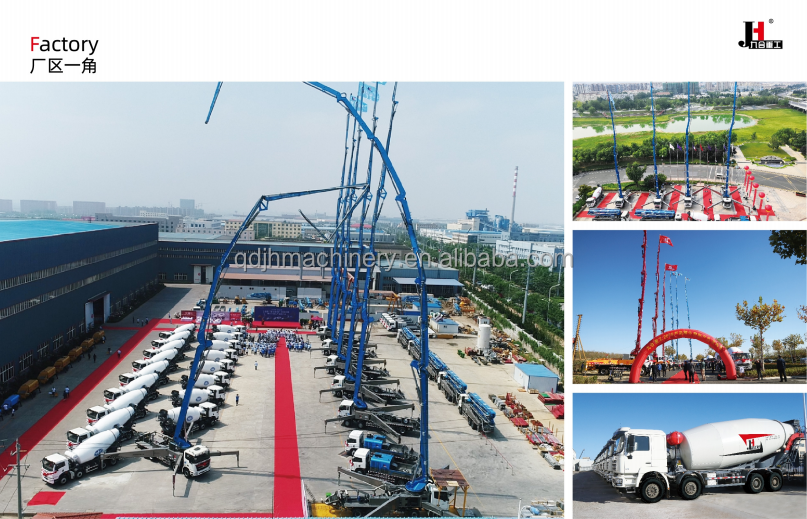 Shanmac and HOWO 30m 38m 48m 52m 56m 58m 63m 70m mobile concrete pumps truck truck mounted concrete pump with oversea service
