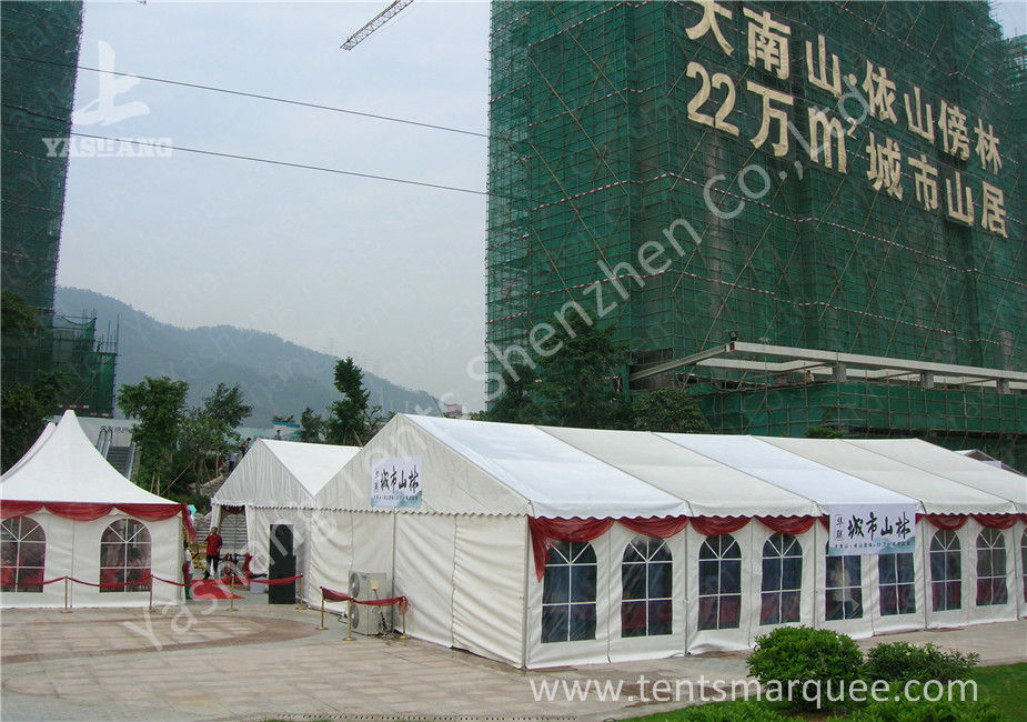 15M Width 850gsm PVC Fabric Cover Ultraviolet proof Outdoor Event Canopy Tent